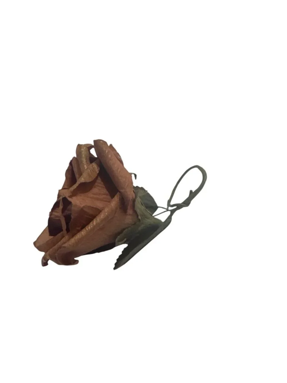 Artificial Mauve Brown Decorative Roses Pack Of 4 Used as Napkin Rings